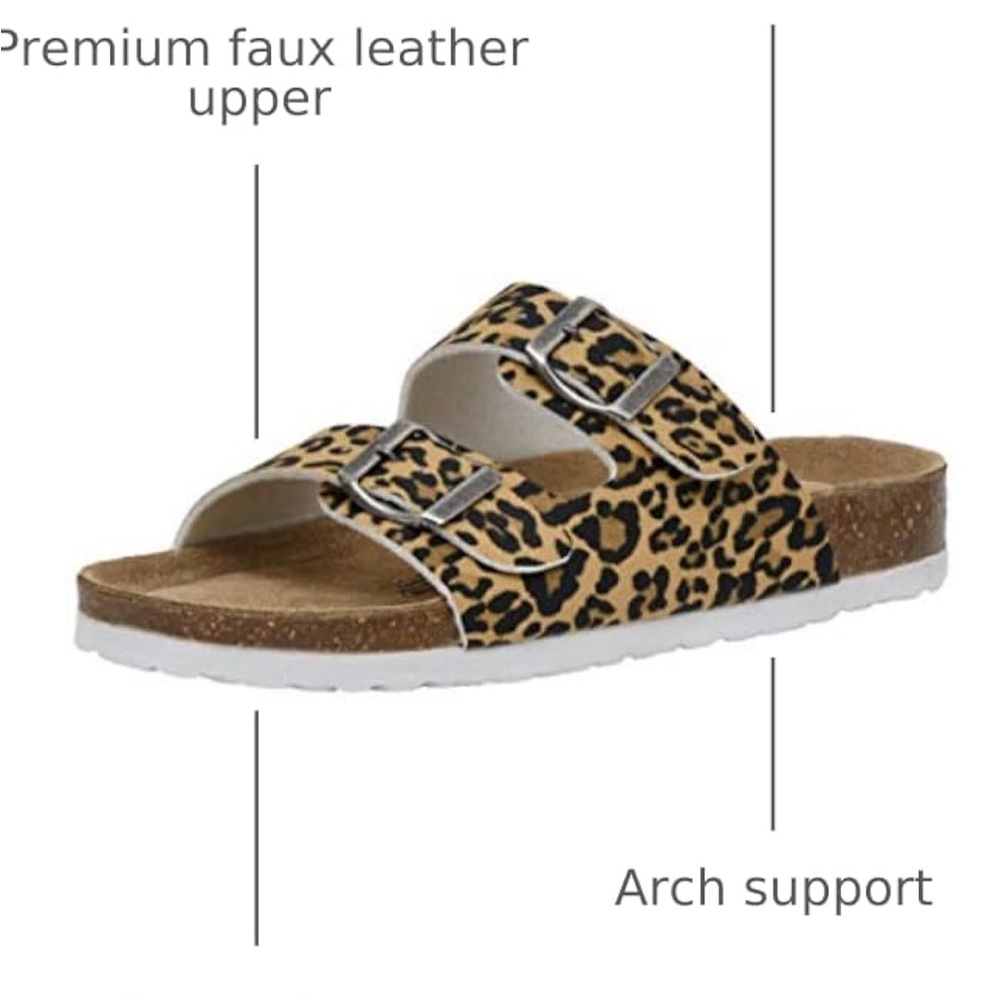 Women’s Leopard Print Sandal - Picture 5 of 5